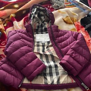 Burberry girls coat size 4